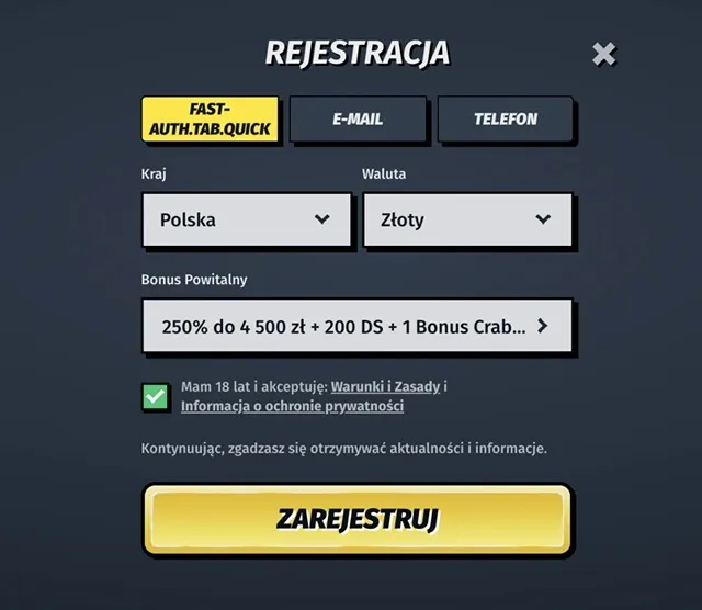 AllySpin Registration